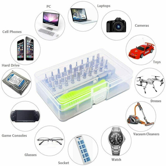 32-in-1 Magnetic Precision Screwdriver Set for Electronics & Repair