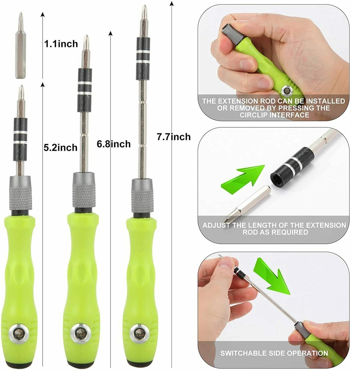 32 IN 1 Small Magnetic Screwdriver Set Torx Driver Professional Repair Tool Kit