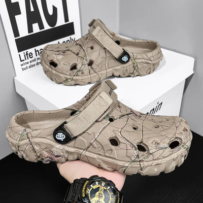 BreezeStep Men’s Summer Sandals -Summer Men's Sandals New Home Garden Shoes Comfortable and Lightweight Men Slippers Non-Slip Soft Bottom Flip Flop Sandals