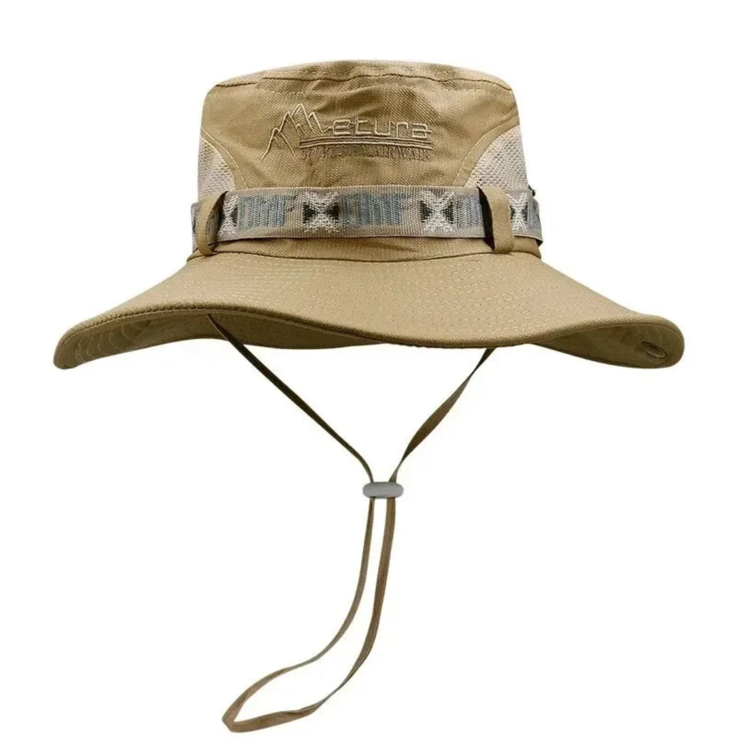 SunShield Men’s Outdoor Bucket Hat | Summer Men Bucket Hat Outdoor UV Protection Wide Brim Panama Safari Hunting Hiking Hat Mesh Fisherman Hat Beach Sunscreen Cap