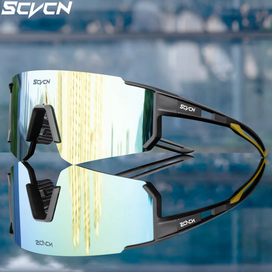 Cycling Pro UV400 Eyewear - ProRide UV400 Cycling Eyewear ||SCVCN Cycling Glasses Cycling Sunglasses Eyepieces Bicycle Eyewear UV400 Sports MTB Outdoor Bike Goggles Sunglasses Equipment