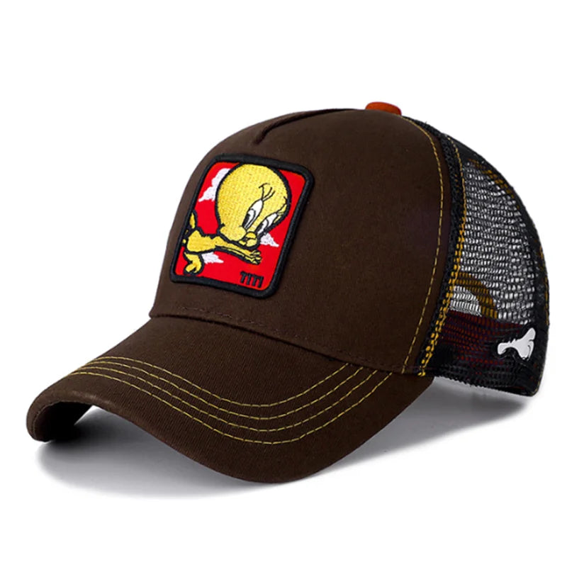 Hot Sale Unisex Anime Cartoon Patch Cap – Trendy Trucker Hat for Men & Women | High-Quality Baseball Style
