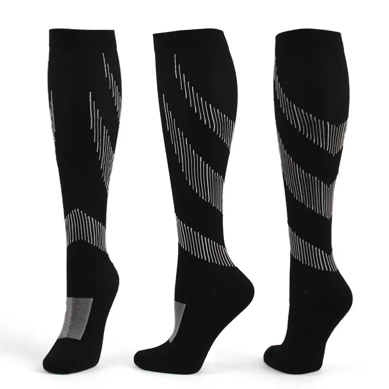 Sports compression socks, Adult running compression socks breathable quick dry, pain relief || Varicose Veins Socks Compression Stockings Nurse Sports Cycling Socks for Diabetics Running Gift for Men Diabetes Nature Hiking