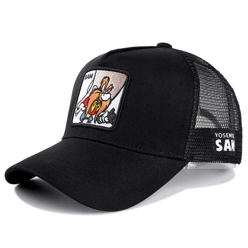 Hot Sale Unisex Anime Cartoon Patch Cap – Trendy Trucker Hat for Men & Women | High-Quality Baseball Style