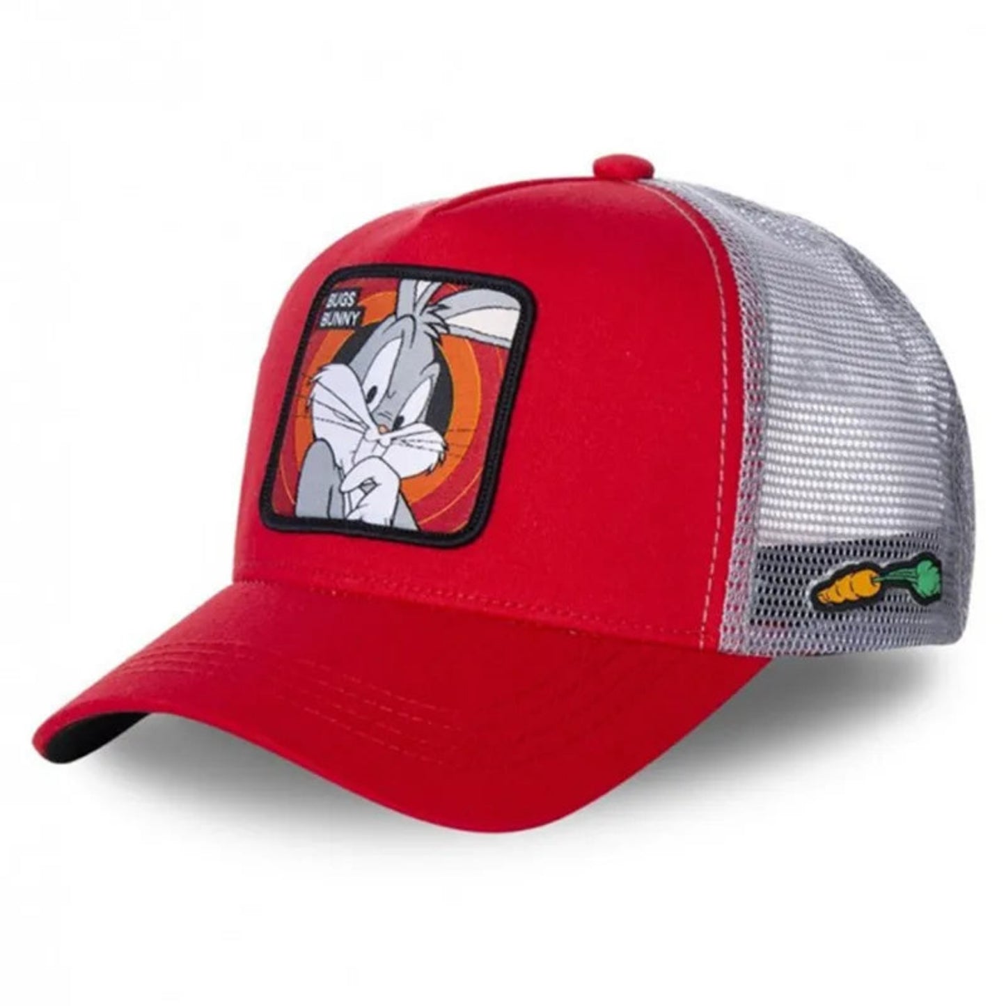 Hot Sale Unisex Anime Cartoon Patch Cap – Trendy Trucker Hat for Men & Women | High-Quality Baseball Style red