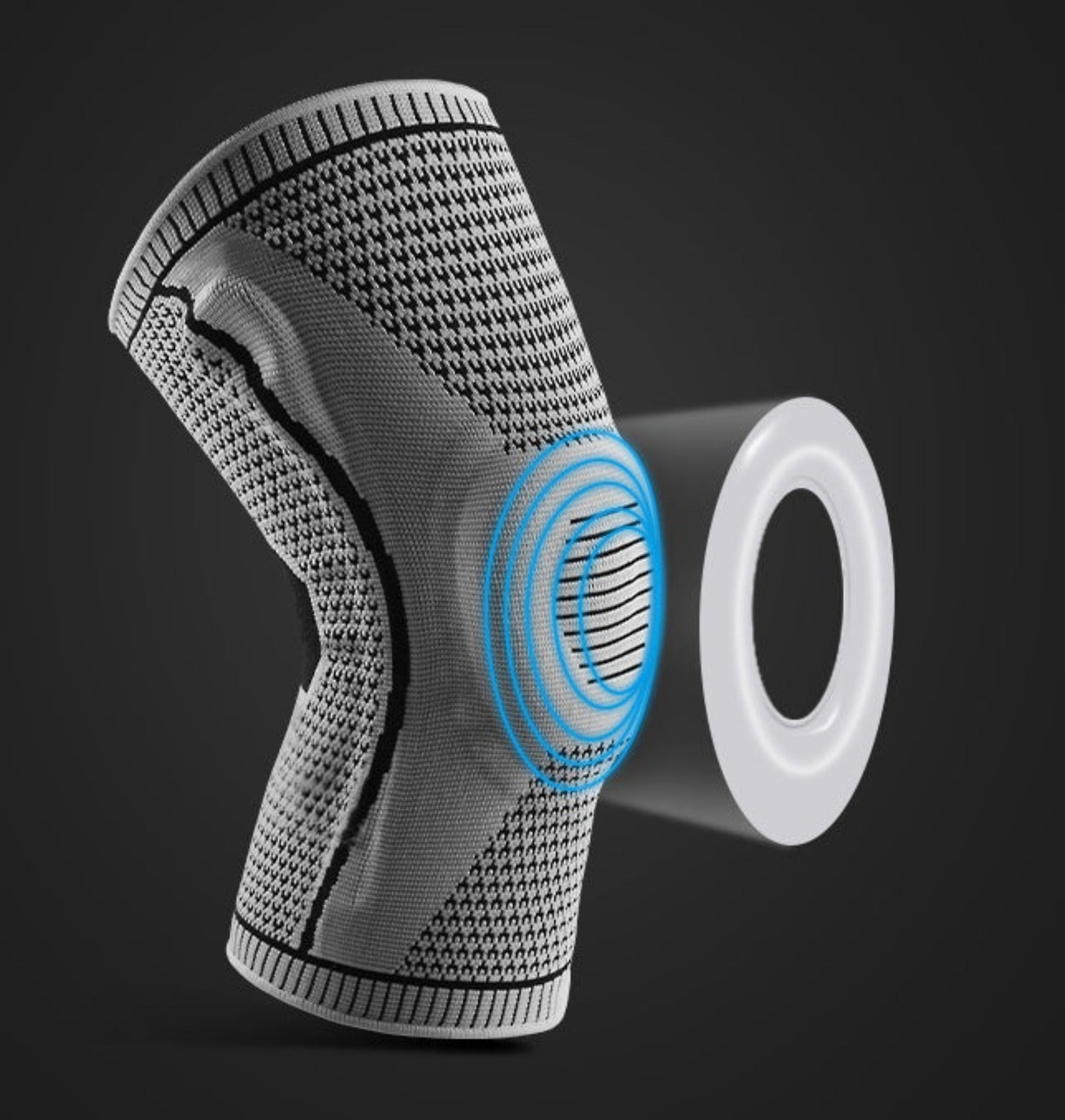 Knee Pads for Sport – Silicone Spring Patella Protector