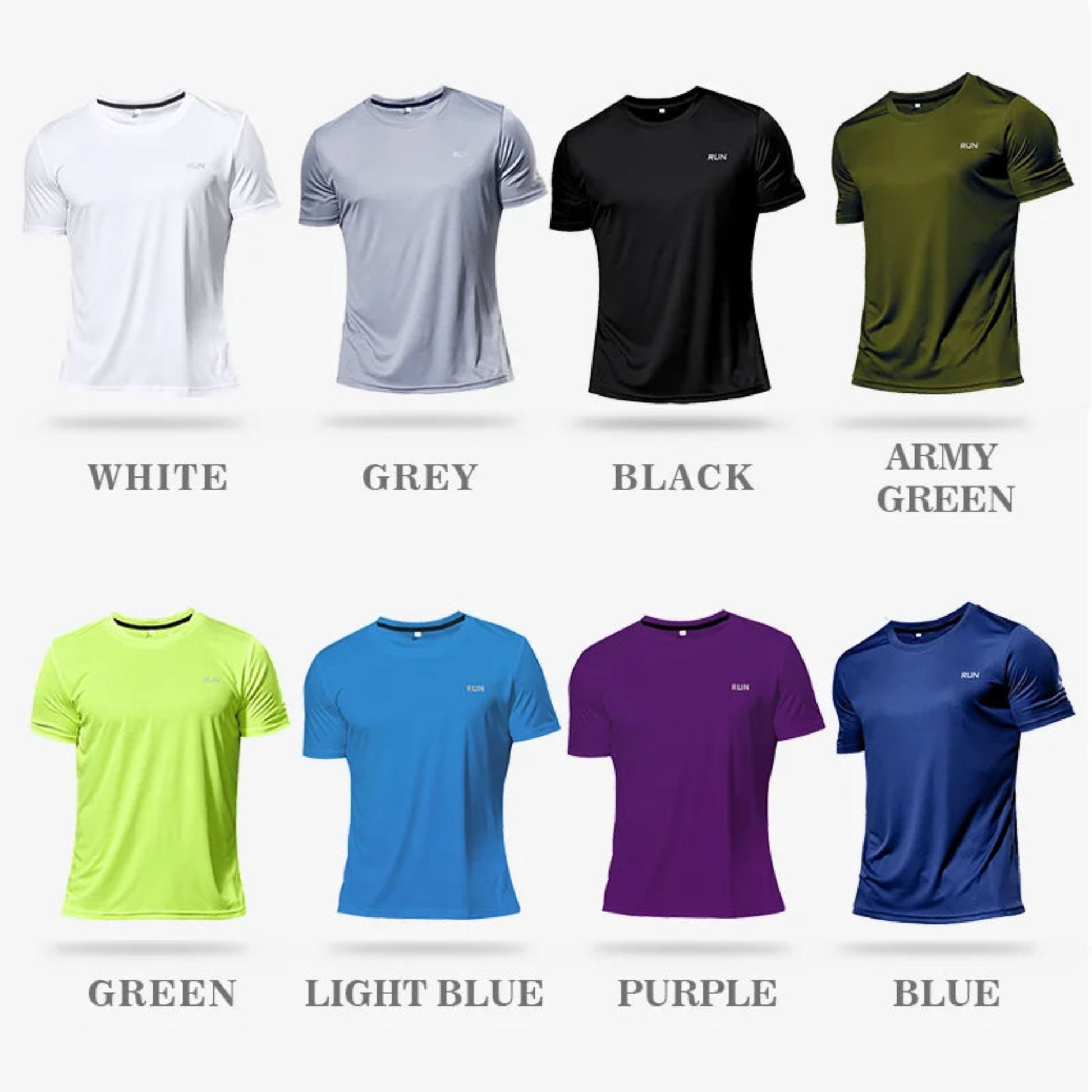 Multicolor Summer Sport Shirt – High-Quality Gym & Running Tee