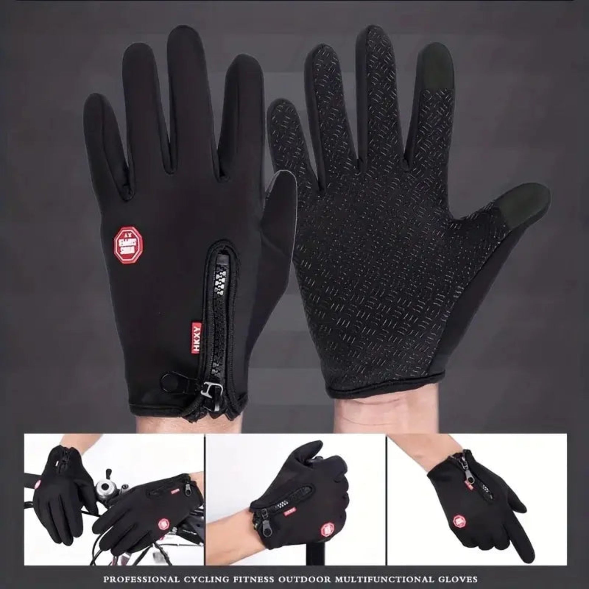 Outdoor Cycling Gloves for Cold Seasons || Cycling Gloves, Bicycles for Warmth and Anti Slip in Autumn and Winter