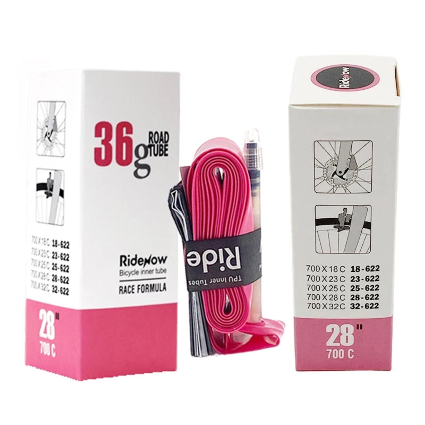 Ridenow ultralight tpu bike inner tube – 700c2627.529 inch, road mtb bicycle tpu 700c x 18 25 28 32 french valve length 45mm