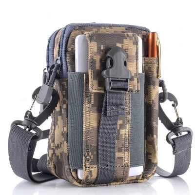 Tactical Nylon Waist Pack||Mobile Phone Case Pouch Waist Bag Waterproof Nylon Multifunction Casual Men Waist Pack Male Small Bag