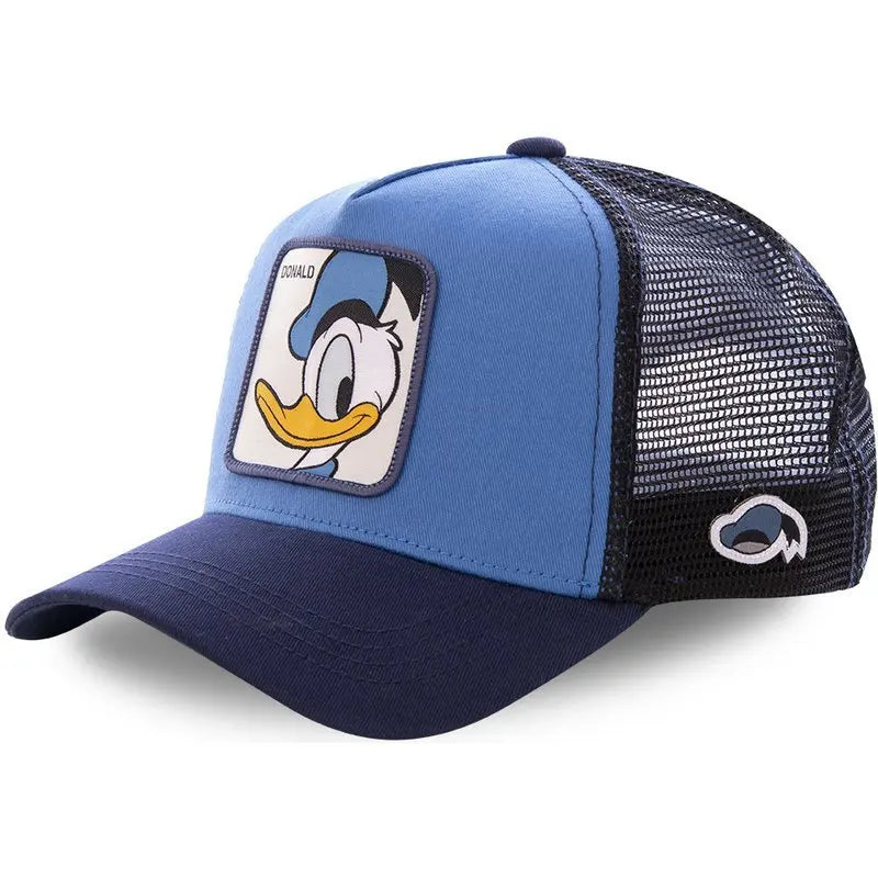 New Anime Bunny TAZ DUCK Snapback Cap – Unisex Cotton Baseball Hat | Hip Hop Dad Mesh Trucker Cap for Men & Women