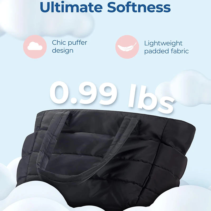 New Large Capacity Tote Bag Versatile Handbag for Women Commuting Bag Messenger Shoulder Bag Multiple Pockets Mummy Bag