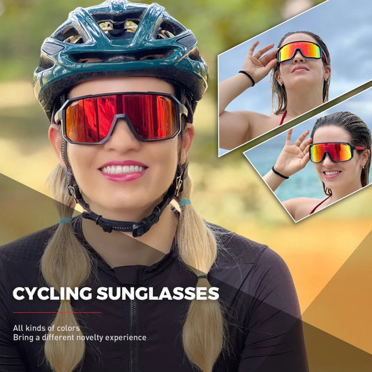 SCVCN Cycling Sunglasses for Men & Women – UV400 Sport Goggles with TR90 Frame, Lightweight Outdoor Running, Hiking & Driving Glasses 7mlemxo