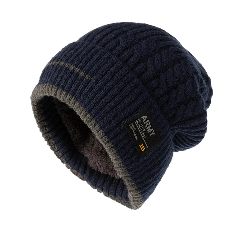 Cozy Winter Beanie - Warmth and Style for Men and Women || Winter Beanie Hat for Men Knitted Hat Winter Cap Beanie Women Thick Bonnet Hats Skullies