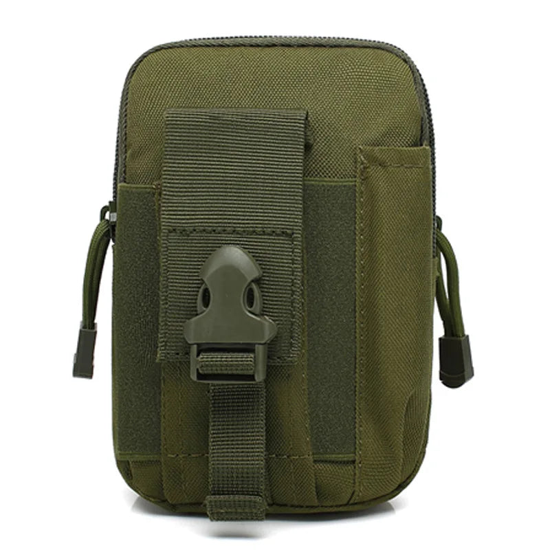 Tactical Nylon Waist Pack||Mobile Phone Case Pouch Waist Bag Waterproof Nylon Multifunction Casual Men Waist Pack Male Small Bag