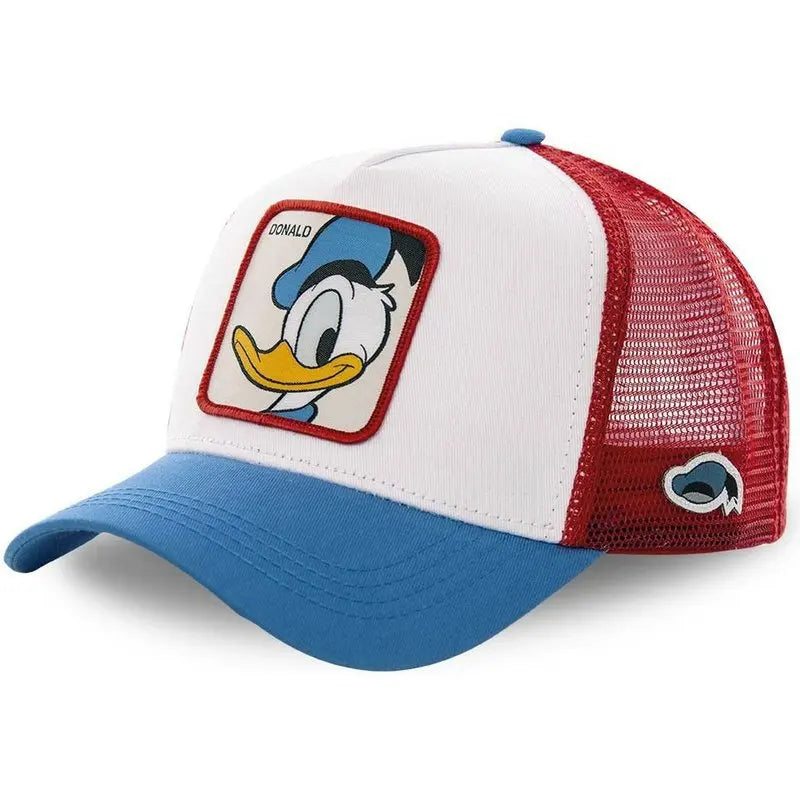 New Anime Bunny TAZ DUCK Snapback Cap – Unisex Cotton Baseball Hat | Hip Hop Dad Mesh Trucker Cap for Men & Women