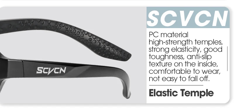 SCVCN Cycling Sunglasses for Men & Women – UV400 Sport Goggles with TR90 Frame, Lightweight Outdoor Running, Hiking & Driving Glasses