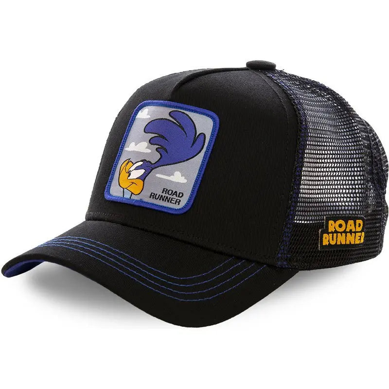 New Anime Bunny TAZ DUCK Snapback Cap – Unisex Cotton Baseball Hat | Hip Hop Dad Mesh Trucker Cap for Men & Women