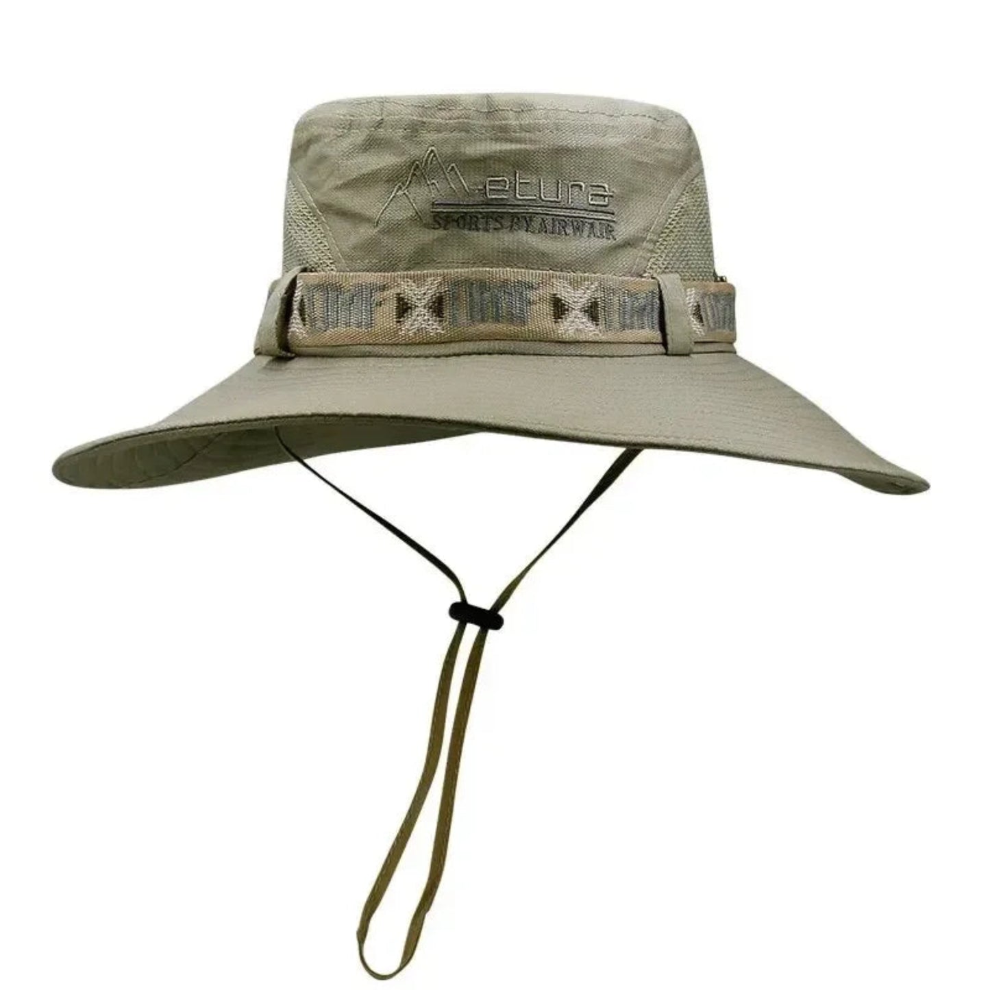 SunShield Men’s Outdoor Bucket Hat | Summer Men Bucket Hat Outdoor UV Protection Wide Brim Panama Safari Hunting Hiking Hat Mesh Fisherman Hat Beach Sunscreen Cap