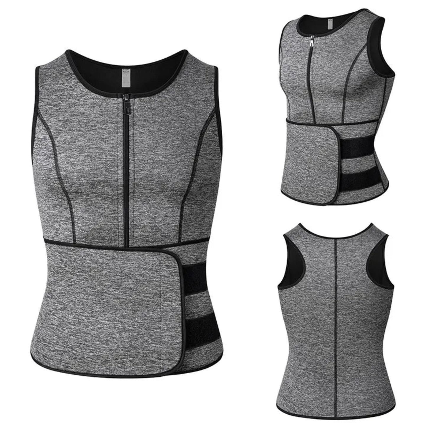 Vensslim Men's Sauna Sweat Vest – Waist Trainer & Slimming Shapewear