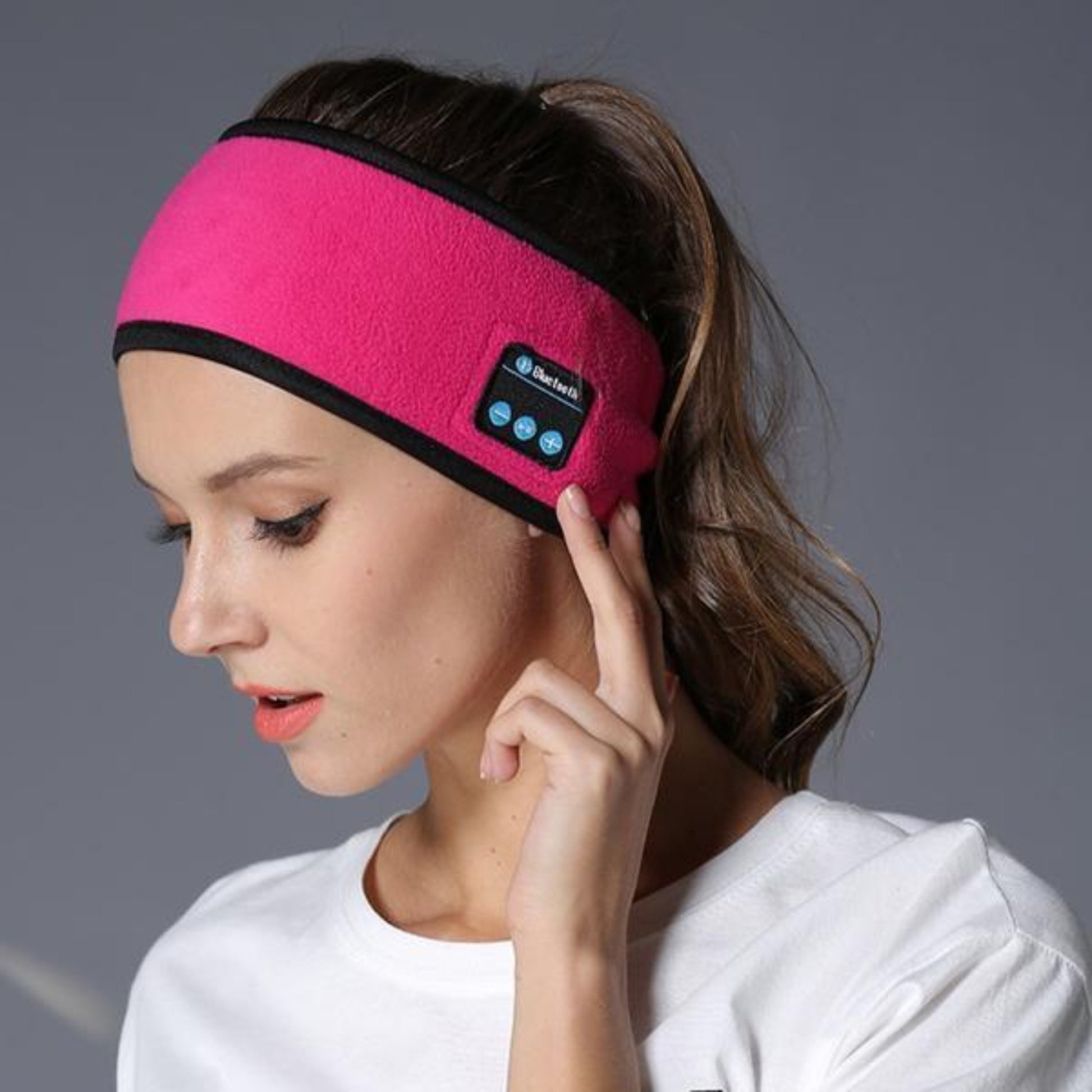 Wireless Bluetooth Headband – Warm Knit Headband for Sports & Calls  - Wireless Bluetooth-compatible Headband Outdoor Fitness Yoga Headband