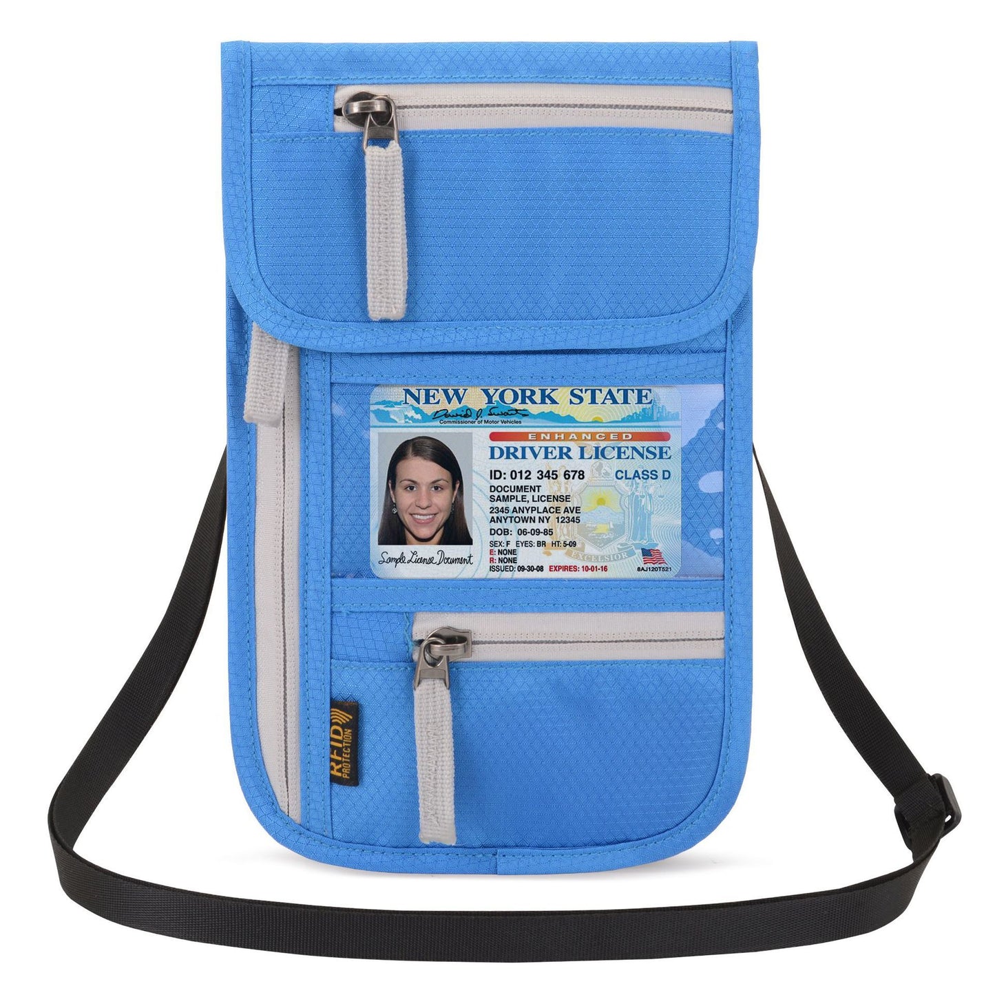 Waterproof Neck Passport Holder – Multi-Functional Travel Document Bag