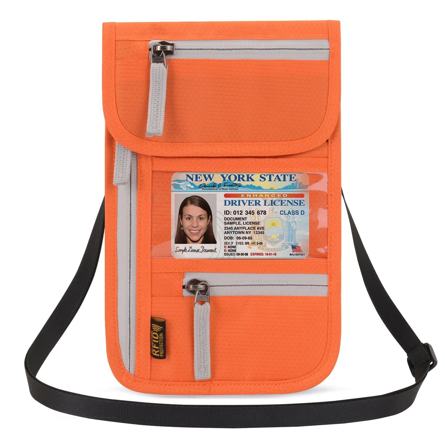 Waterproof Neck Passport Holder – Multi-Functional Travel Document Bag